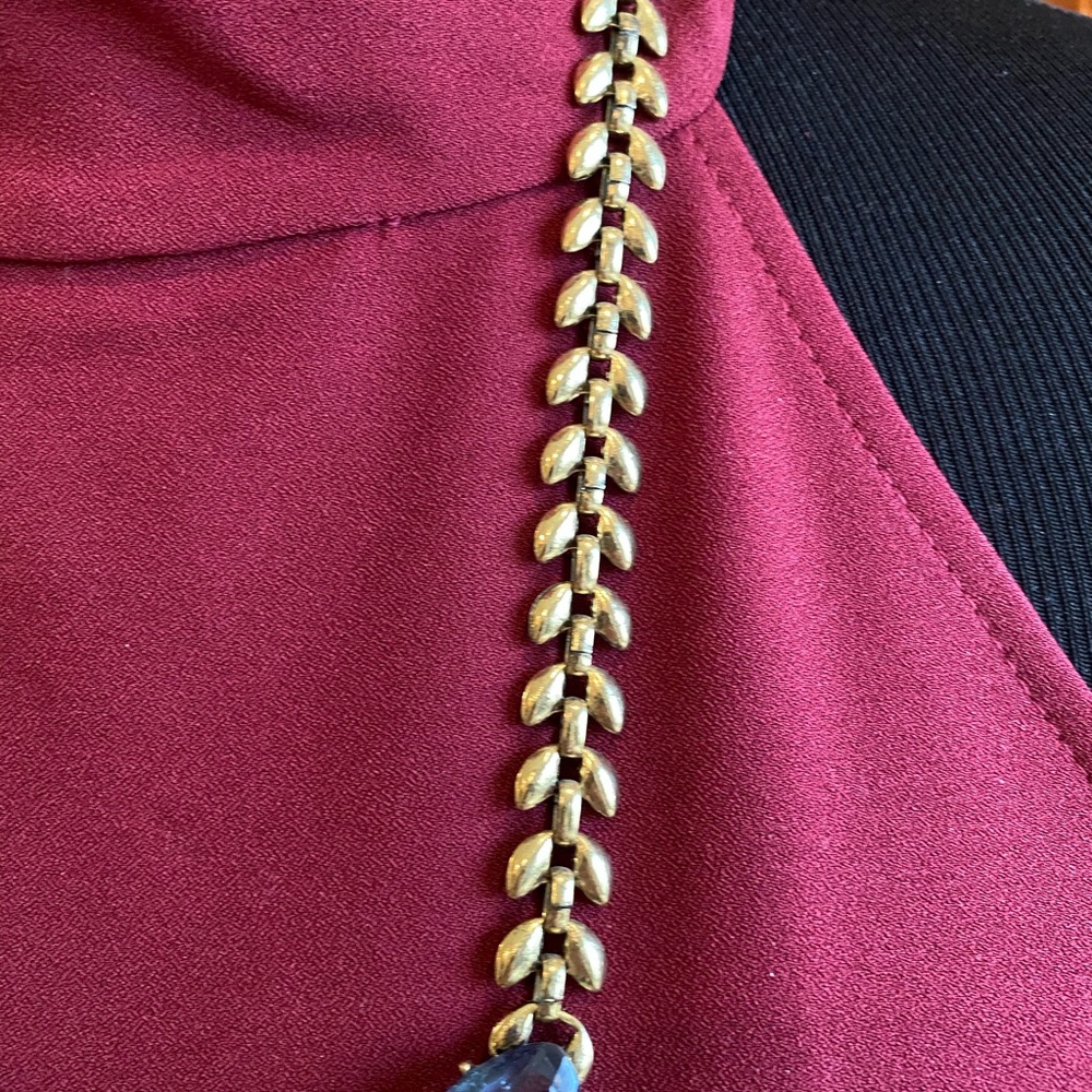 New Markdownstunning Multi Colored Statement Neck… - image 5